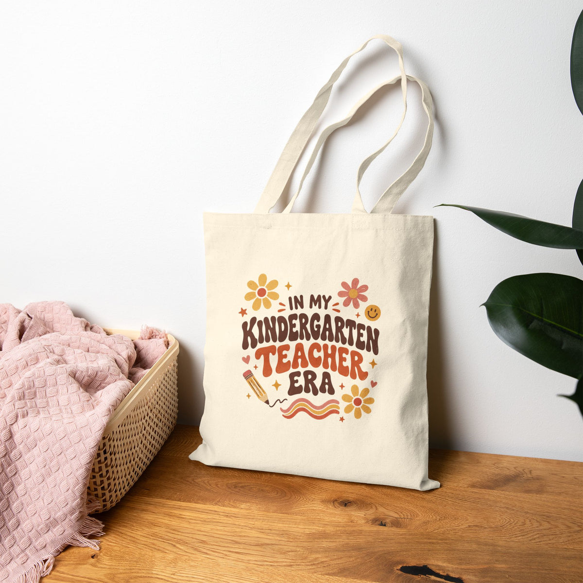 Kindergarten Teacher Canvas Tote Bag