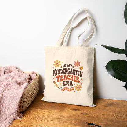 Kindergarten Teacher Canvas Tote Bag