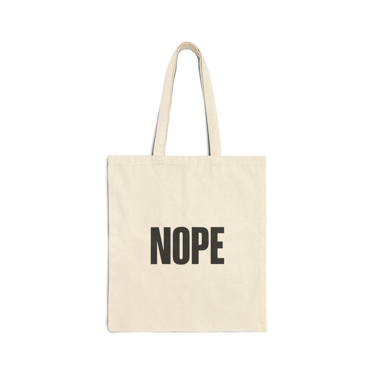 Nope Canvas Tote Bag
